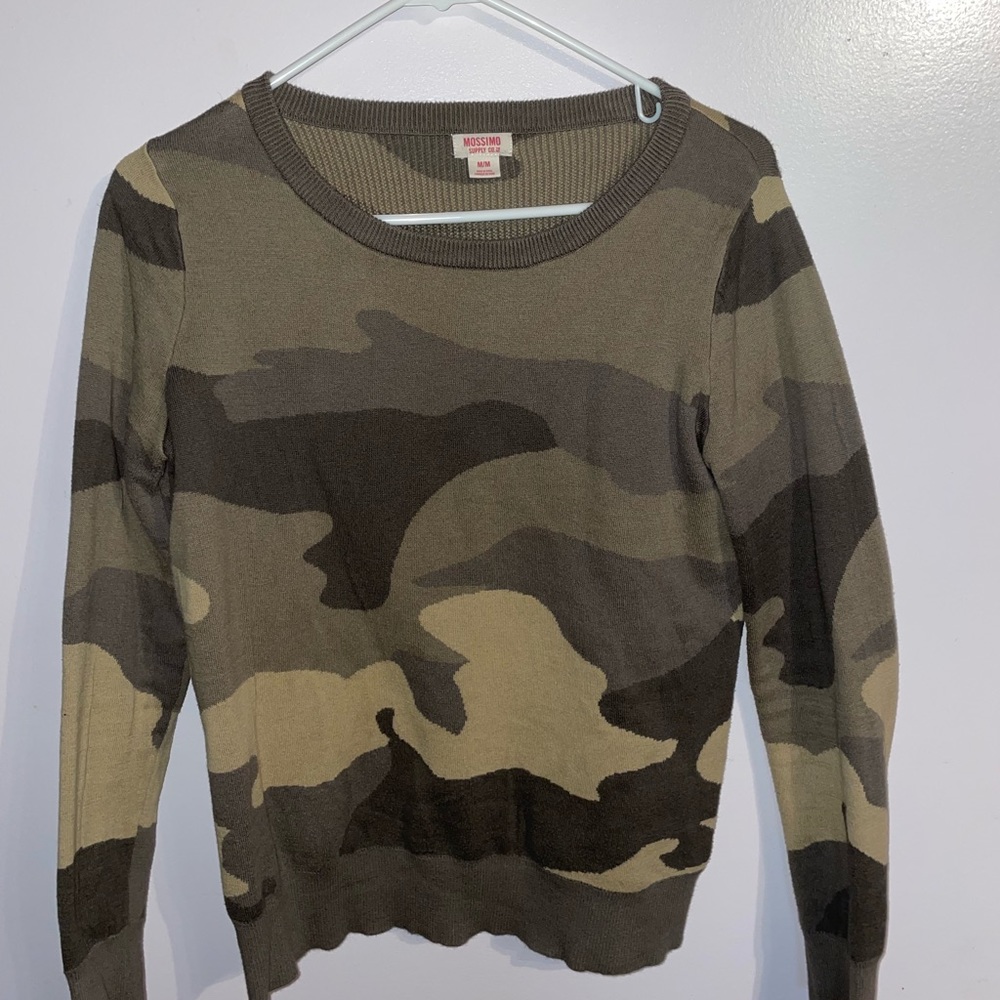 Camouflage sweater